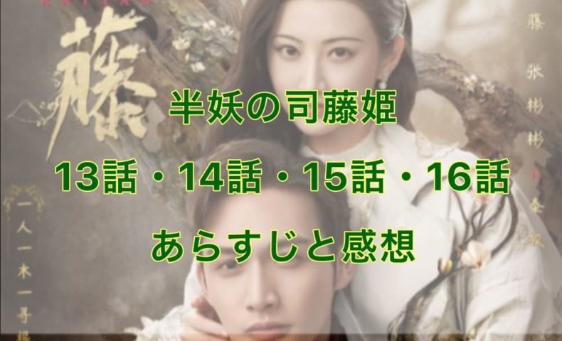 半妖の司藤姫　13話・14話・15話・16話　あらすじと感想