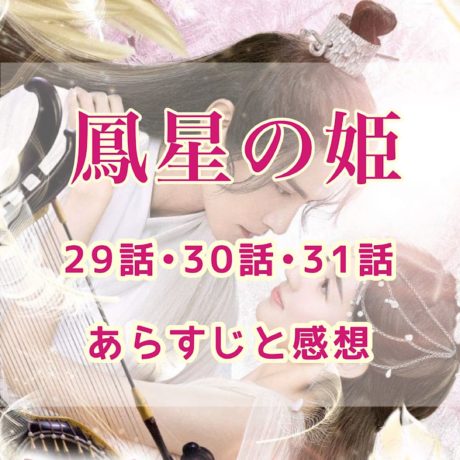鳳星の姫(ほうせいのひめ)　29話・30話・31話　あらすじと感想　ネタバレ