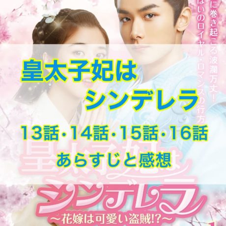 皇太子妃はシンデレラ　13話・14話・15話・16話　あらすじと感想