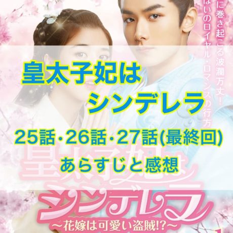 皇太子妃はシンデレラ　25話・26話・27話(最終回 )　あらすじと感想
