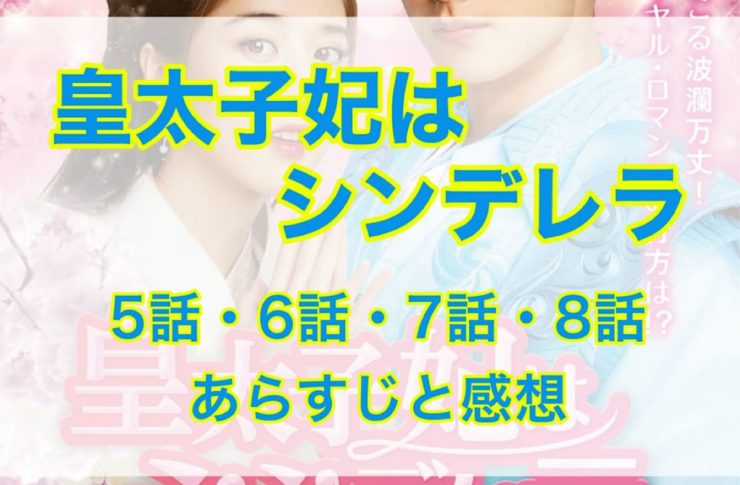 皇太子妃はシンデレラ　5話・6話・7話・8話　あらすじと感想