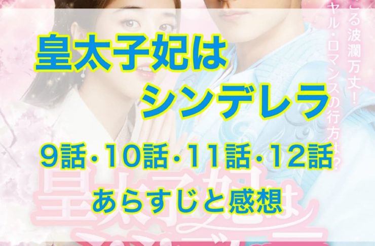 皇太子妃はシンデレラ　9話・10話・11話・12話　あらすじと感想