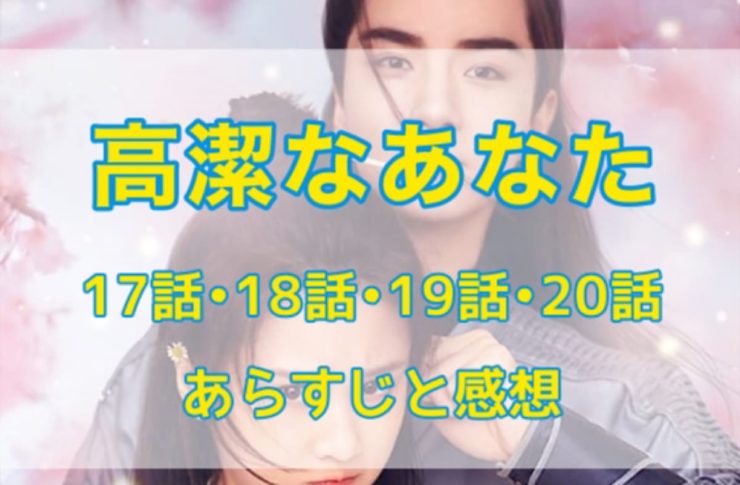 高潔なあなた　17話・18話・19話・20話　あらすじと感想