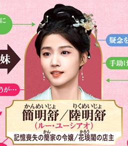 簡明舒（かんめいじょ）　盧昱暁（ルー・ユーシアオ）