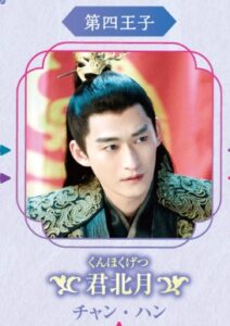 君北月(くんほくげつ) 张翰(チャン・ハン)