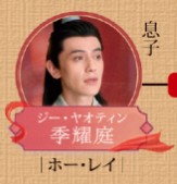 季耀庭（ジー・ヤォティン）　赫雷（ホー・レイ）